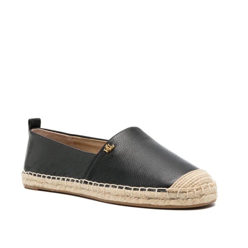 Lauren Ralph Lauren Cameryn leather espadrilles Size 9 Womens